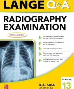 Lange Q & A Radiography Examination, Thirteenth Edition, 13th Edition (PDF)