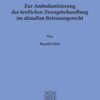 Zur Ambulantisierung Der Arztlichen Zwangsbehandlung Im Aktuellen Betreuungsrecht (Schriften Zum Betreuungsrecht, 4) (German Edition), 10th Edition (PDF)