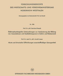 Elektrophysiologische Untersuchungen zur Analysierung der Bildung von Assoziationen und Gedächtnisspuren in Gehirn und Rückenmark (German Edition) (PDF)