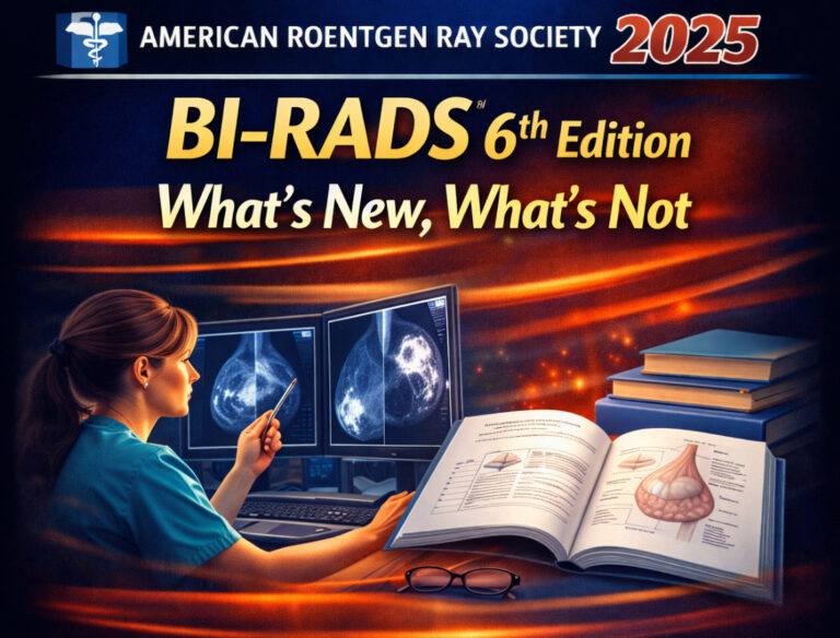 American Roentgen Ray Society BI-RADS 6th Edition What’s New, What’s Not 2025