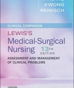 Clinical Companion to Lewis’s Medical-Surgical Nursing: Assessment and Management of Clinical Problems, 13th edition (EPUB)