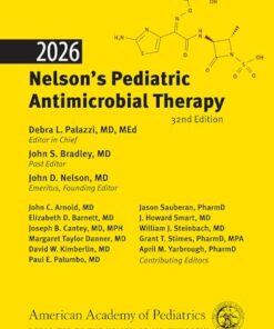 2026 Nelson’s Pediatric Antimicrobial Therapy, 32th edition (PDF)