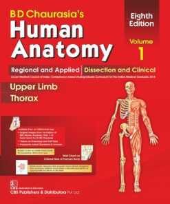 BD Chaurasia’s Human Anatomy: Regional & Applied Dissection & Clinical, Vol. 1: Upper Limb & Thorax, 8e (PDF)