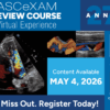 American Society of Echocardiography 27th Annual ASCeXAM ReASCE Review Course 2026