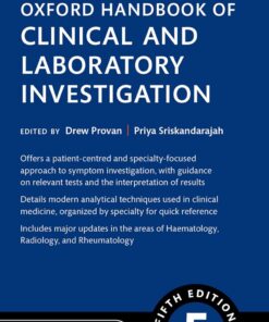 Oxford Handbook of Clinical and Laboratory Investigation (Oxford Medical Handbooks Series), 5th Edition (PDF)