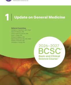 2026-2027 Basic and Clinical Science Course, Section 1: Update on General Medicine (PDF)