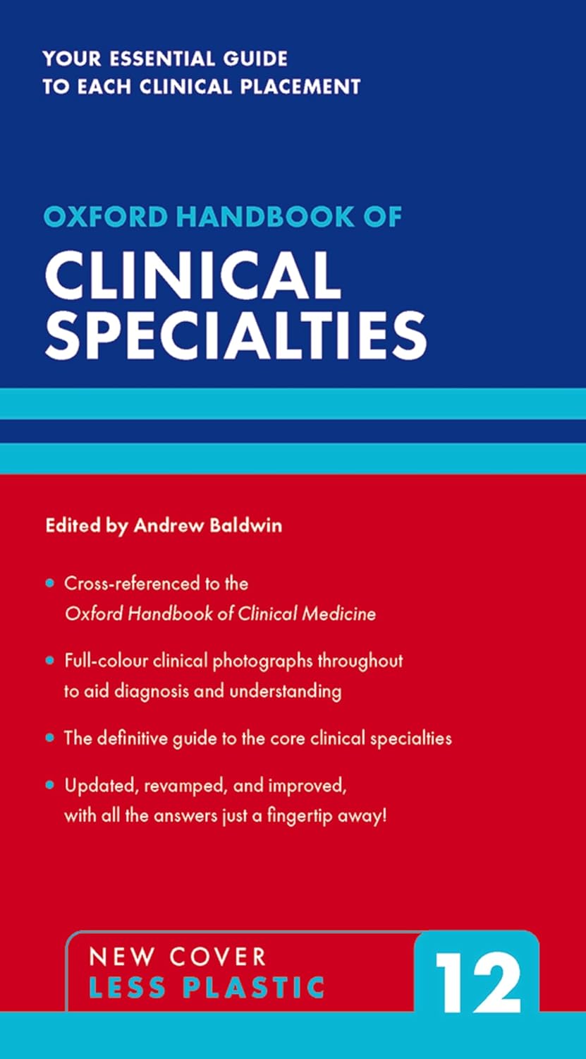 Oxford Handbook of Clinical Specialties, 12th Edition (PDF) Oxford Handbook of Clinical Specialties, 12th Edition (PDF)