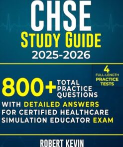 CHSE Study Guide 2025-2026: 800+ Total Practice Questions, 4 Full-Length Tests, With Detailed Answers For Certified Healthcare Simulation Educator Exam (EPUB)