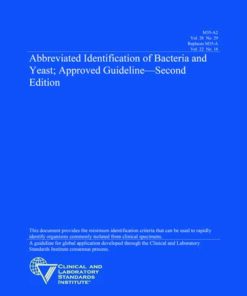 CLSI M35-A2 Abbreviated Identification of Bacteria and Yeast; Approved Guideline, 2nd edition (PDF)