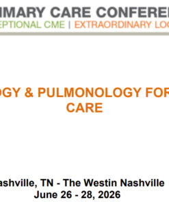 MER Primary Care Conferences Cardiology & Pulmonology for Primary Care Jun 26-28, 2026