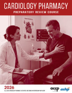 ACCP-ASHP Cardiology Pharmacy Preparatory Review Course Online Book, Online Course, CE 2026 (Videos + Audios + Slides)