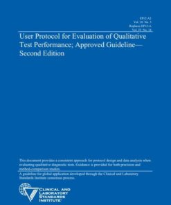 CLSI EP12-A2 User Protocol for Evaluation of Qualitative Test Performance; Approved Guideline, 2nd Edition(PDF)