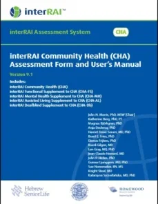 interRAI Community Health (CHA) Assessment Form and User’s Manual, (Standard English Edition), 9.1.3 (PDF)
