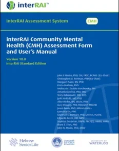 interRAI Community Mental Health (CMH) Assessment Form and User’s Manual, Version 10.0, Standard Edition (PDF)